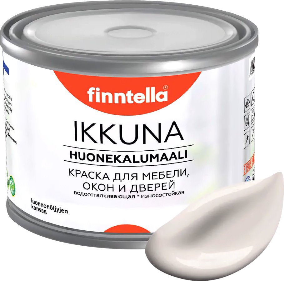 

Краска Finntella Ikkuna Sifonki F-34-1-9-FL077 9 л (бежевый)