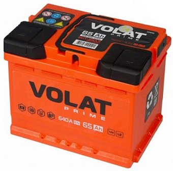 Автомобильный аккумулятор VOLAT Prime R+ (65 А·ч)