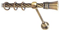 

Карниз для штор Lm Decor Гиро 071 1р витой (антик, 4м)