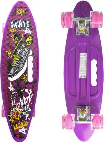Пенниборд Darvish DV-S-22A (фиолетовый)