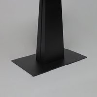 Кухонный стол Lepremo AV 2119 МДФ+керамика раздвижной 1200-1800x800 (натуральный глянцевый Gold Jade/черный)