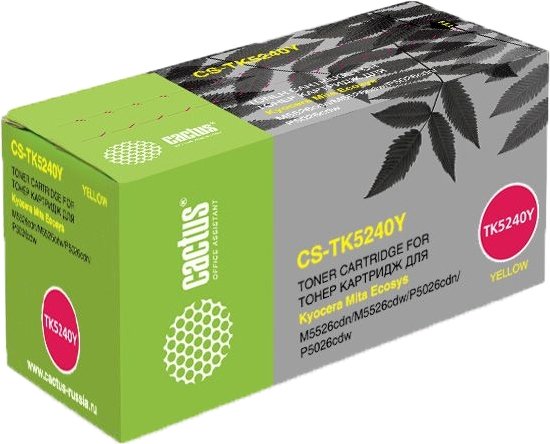 

Картридж CACTUS CS-TK5240Y (аналог Kyocera TK-5240Y)