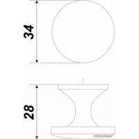 Ручка мебельная Boyard Edda RC289BL.4