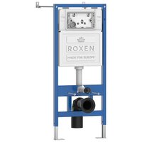 Унитаз подвесной Roxen Antares Tornado в комплекте с инсталляцией StounFix Dual Fresh 6 в 1 968316 (кнопка: хром глянцевый)