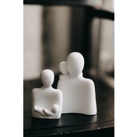 Статуэтка К.РАМА Двое с малышами (белый)