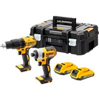  DeWalt DCK2060D2T (шуруповерт, винтоверт, 2 АКБ, кейс)