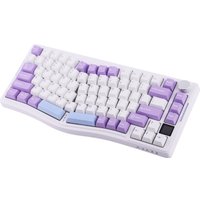 Клавиатура Ajazz AKS075 (белый/фиолетовый, Ajazz Flying Fish)