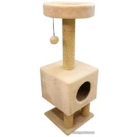 Комплекс Cat House На ножках 1.05 (мех/сизаль)