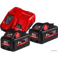 Аккумулятор с зарядным устройством Milwaukee M18 HNRG-552 (18В/5.5 Ah + 12-18В)
