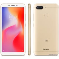 Телефон Xiaomi Redmi 6 4GB/64GB международная версия (золотистый)