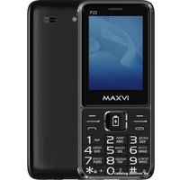 Кнопочный телефон Maxvi P22 (черный)