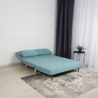 Диван DiArt Элли 1200 (велюр Selfie aquamarine/ножки светлые)