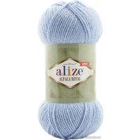 Пряжа для вязания Alize Alpaca Royal 356 (250 м, голубой, 5 мотков)