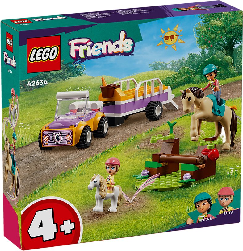 

Конструктор LEGO Friends 42634 Трейлер с лошадьми и пони