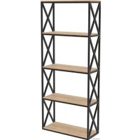 Стеллаж TMB Loft Саймон ЛДСП 60x40x160 (дуб галифанс натуральный)