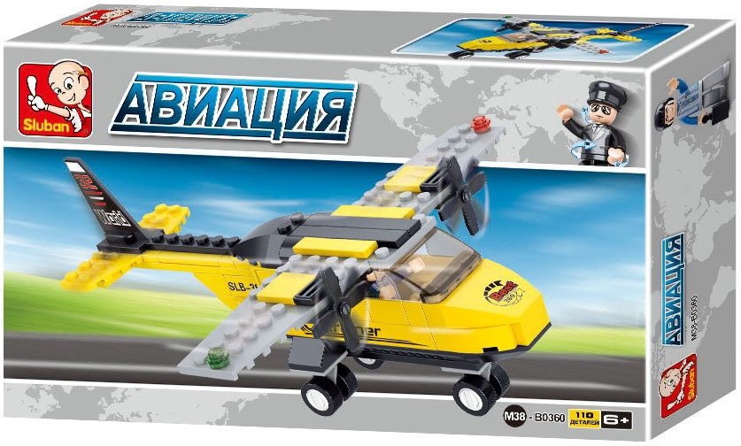 

Конструктор Sluban Авиация M38-B0360 Тренировочный самолет