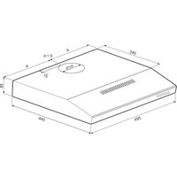 Кухонная вытяжка Krona Jillian 500 PB КА-00008955 (белый)