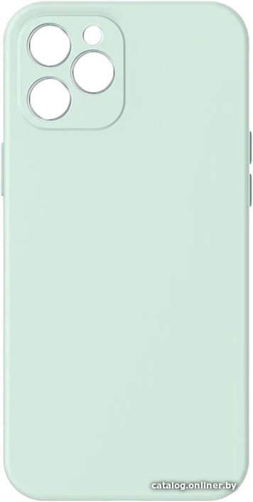 Чехол для телефона Baseus Liquid Silica Gel Protective для iPhone 12 Pro Max (мятный)