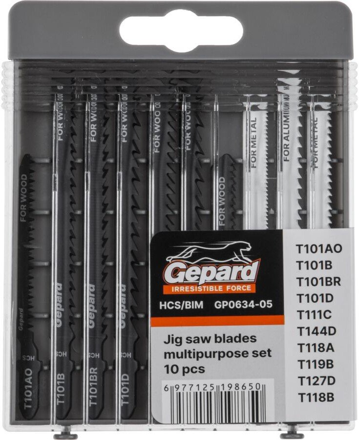 

Набор пильных полотен Gepard GP0634-05