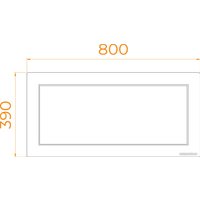 Экран для душевого поддона RGW NB/CL-S 16230912-80b 80