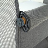 Приставная детская кроватка Pituso Flora OD-B12 (темно-серый)