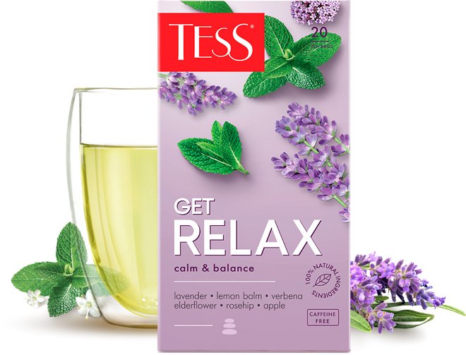 

Травяной чай Tess Get Relax 20 шт