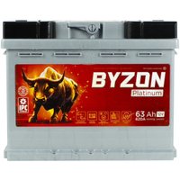 Автомобильный аккумулятор BYZON Platinum R+ (63 А·ч) в Солигорске