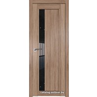 Межкомнатная дверь ProfilDoors 2.71XN R 70x200 (салинас светлый/стекло дождь черный)