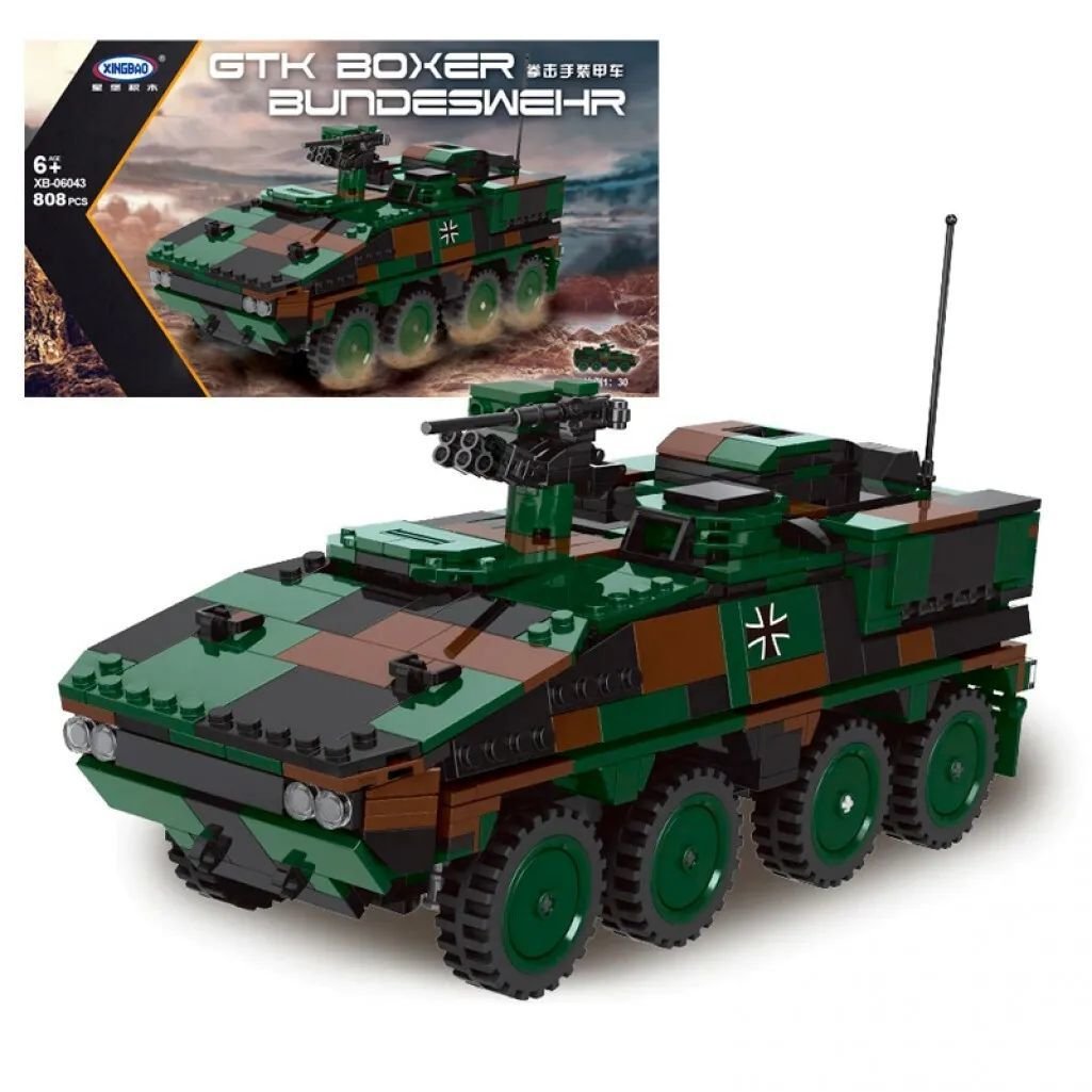 

Конструктор XingBao XB-06043 Колесный БТР Boxer GTK