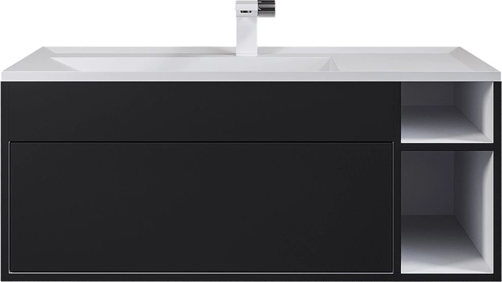 Uperwood Тумба под умывальник Lotus Premium 100х50х42 см (черный)