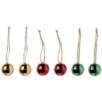 Елочная игрушка Swed House Vintertid 34.56.8295 (золотистый/красный/зеленый)