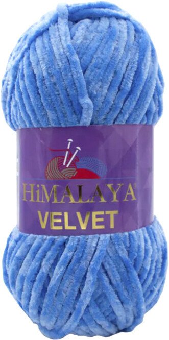 

Пряжа для вязания Himalaya Velvet 90027 (светло-синий)
