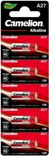 

Батарейка Camelion A27-BP5 Mercury Free