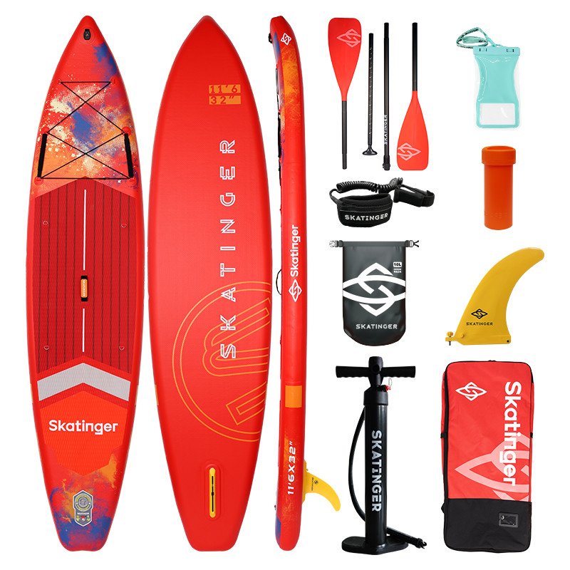 Сапборд Skatinger Interstellar red