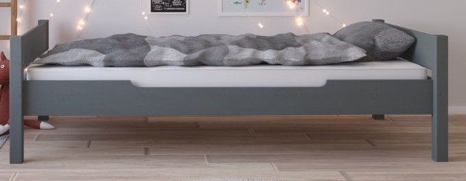 

Кровать ММЦ Амелия 90x200 (серый воск)