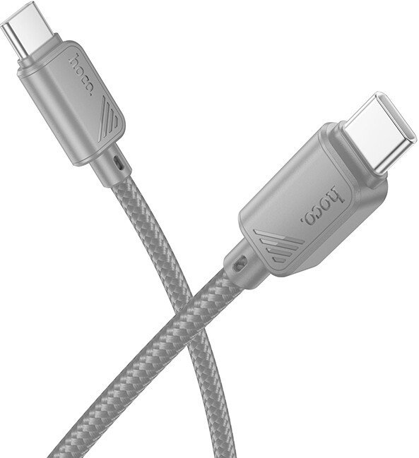 Кабель Hoco X113 USB Type-C - USB Type-C (1 м, серый)