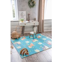 Игровой коврик Evolution Print C 150x180 (единороги и самолеты)