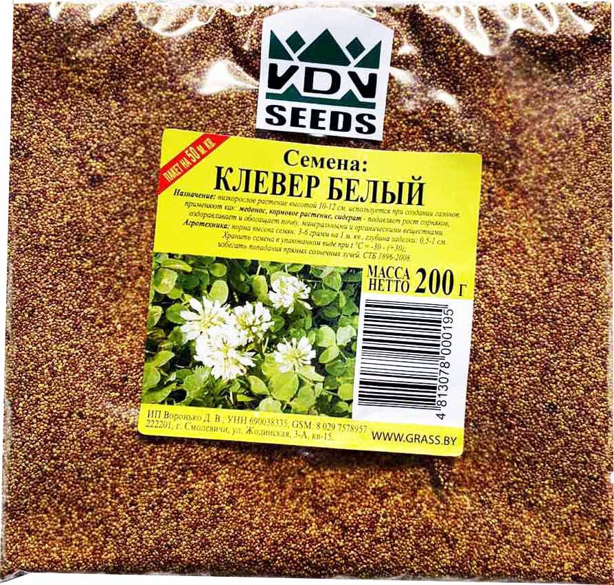 

Семена VDV Seeds Клевер белый 0.2 кг