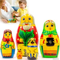 Развивающая игра Брестская Фабрика Сувениров Русская народная сказка Репка (набор 5 шт)