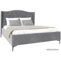 Кровать НК-Мебель Tango 180x200 72307361 (велюр светло-серый) в Солигорске