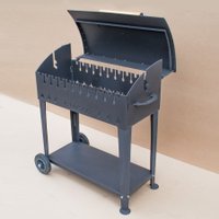 Мангал для дачи Вулкан Гриль XL 5 мм на колесах