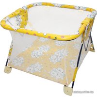 Игровой манеж Globex Книжка (желтый)