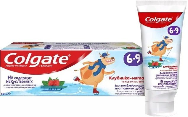 

Зубная паста Colgate Клубника и мята 60 мл