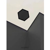 Вентиляционная решетка HOMY AIR гексагон AH100BR 17x15 (черная)