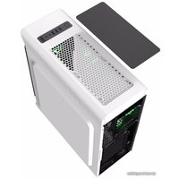 Корпус GameMax StarLight (белый, зеленая подсветка)