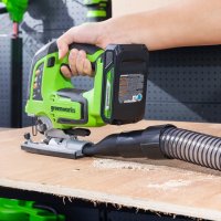 Электролобзик Greenworks GD24JS 3601407CUA (с 1-им АКБ)