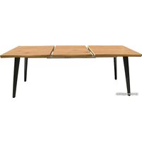 Кухонный стол Signal Fresno 150/210x90 (дуб артизан/черный)