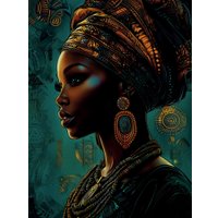 Алмазная мозаика  Феникс+ Африканка 71443