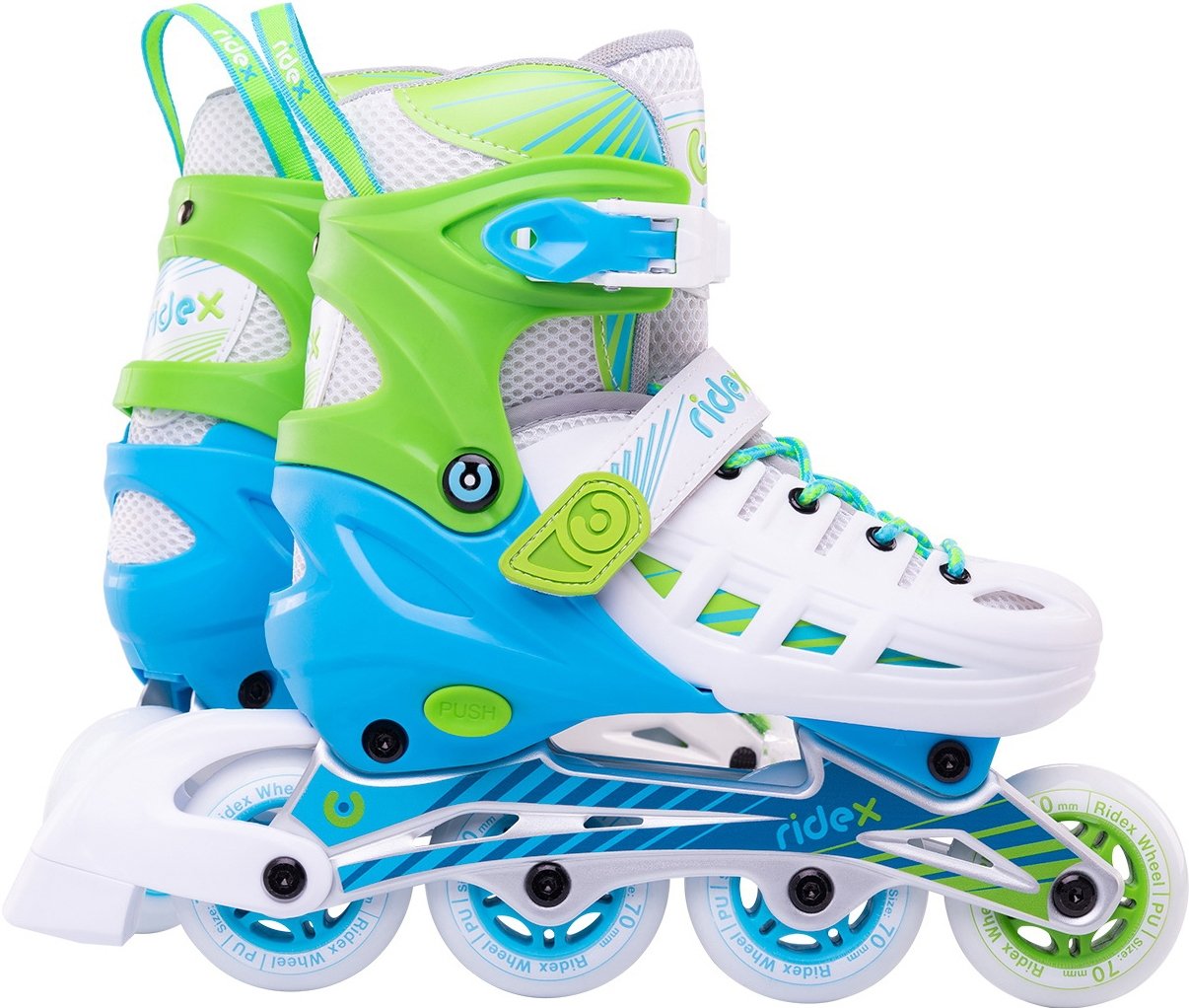 

Роликовые коньки Ridex Twist (р. 39-42, зеленый)