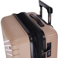 Чемодан-спиннер Pride РР-203 (S, капучино)